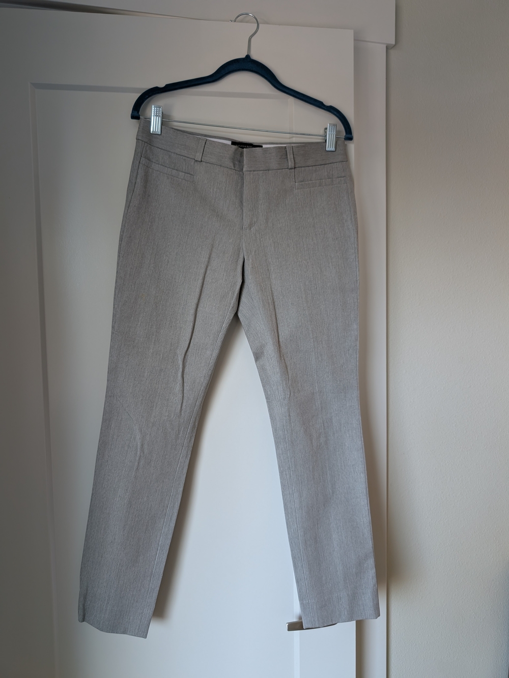Banana Republic Sloan Slim Dress Pants - Light Taupe